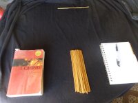 How to use I Ching sticks: Starting layout