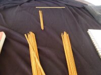 How to use I Ching sticks: Putting down the first pile